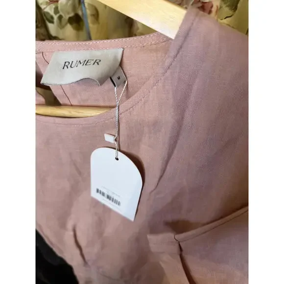 Rumer the Label LouLou Jumpsuit Dusty Pink Size Medium - Picture 8 of 9